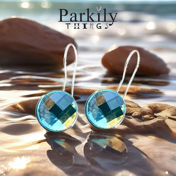 Handcrafted earrings with Swarovski crystal - Picture 1 of 3